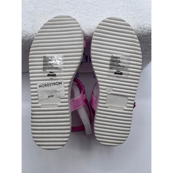 Tucker Tate X DISNEY Minnie Mouse Bow Strappy Sandal Toddler Girls Size 11M NEW! - Picture 8 of 10